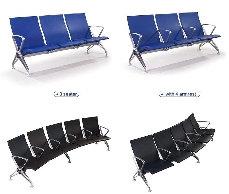 Wholesale Commercial Double Row Chair Furniture Seating Chair 3 Seats Hospital Medical Furniture