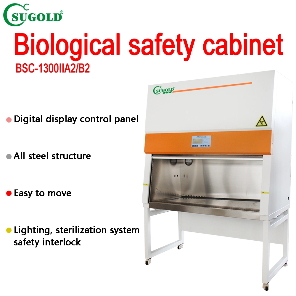 Laboratory Clean Room 100% Air Exhaust Biological Safety Cabinet Class II Biosafety Cabinet